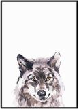 Wolf Woodland Print