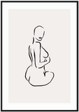 Abstract Woman Sitting