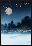 Abstract Landscape Moon Print