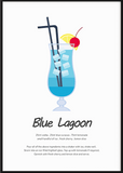 Blue Lagoon Cocktail Print - Printy