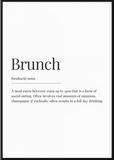 Brunch Definition Print - Printy