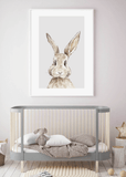 Bunny Peekaboo Nursery Print - Printy
