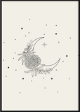 Neutral Twinkle Moon Poster