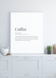 Coffee Definition Print - Printy