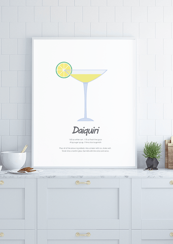 Daiquiri Cocktail Print - Printy