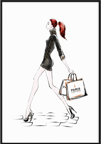 Fashion Girl Illustration - Printy