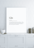 Gin Definition Print - Printy