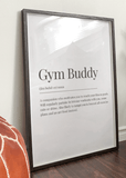 Gym Buddy Definition - Printy