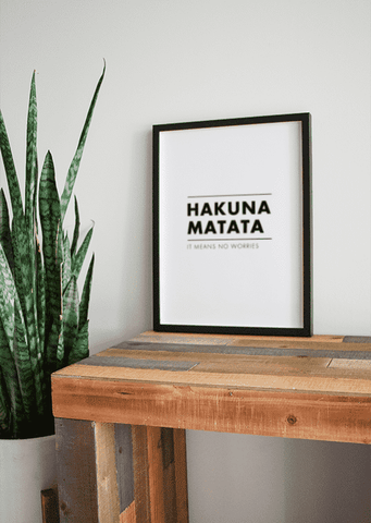 Hakuna Matata Print - Printy