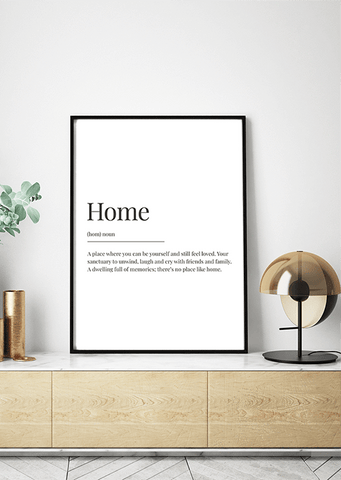 Home Definition Print - Printy