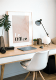 Le Office Blush Print