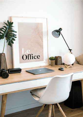Le Office Blush Print
