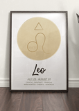 Leo Zodiac Symbol Print - Printy