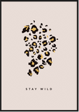 Leopard Print Stay Wild Print - Printy