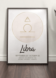 Libra Zodiac Symbol Print - Printy