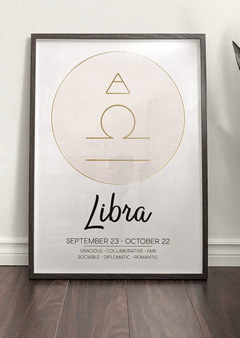 Libra Zodiac Symbol Print - Printy