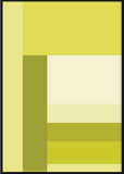 Lime Green Colour Block Poster