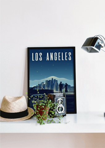 Los Angeles Travel Print