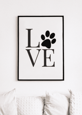 Love Paw Print - Printy