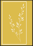 Mustard Single Branch Poster