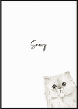 Personalised Persian Cat Print - Printy