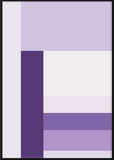 Purple Colour Block Poster