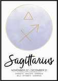 Sagittarius Zodiac Symbol Print - Printy