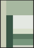 Soft Green Colour Block Poster