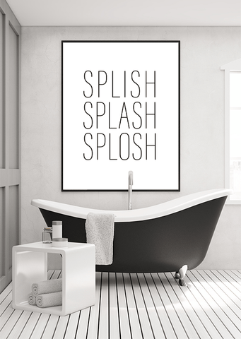 Splish Splash Splosh Print - Printy