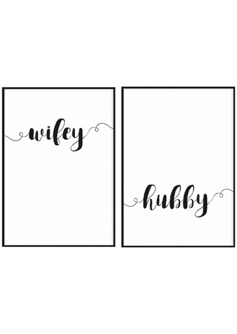 Wifey Hubby Print - Printy