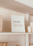 Work Wife Definition Print - Printy