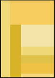 Yellow Colour Block Poster