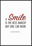 Marilyn Monroe - A smile is the best makeup any girl can wear - Printy