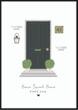 Personalised House Door Print - Printy