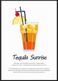 Tequila Sunrise Cocktail Print - Printy